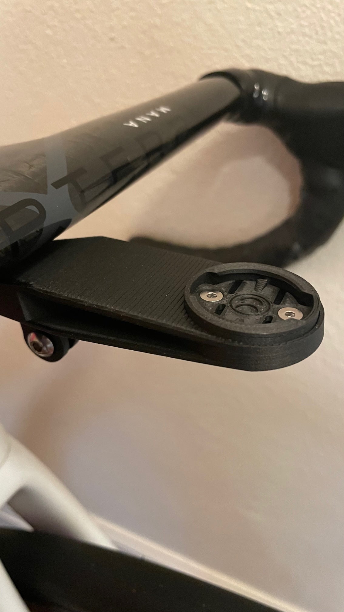Computer mount (for one-piece handlebars)