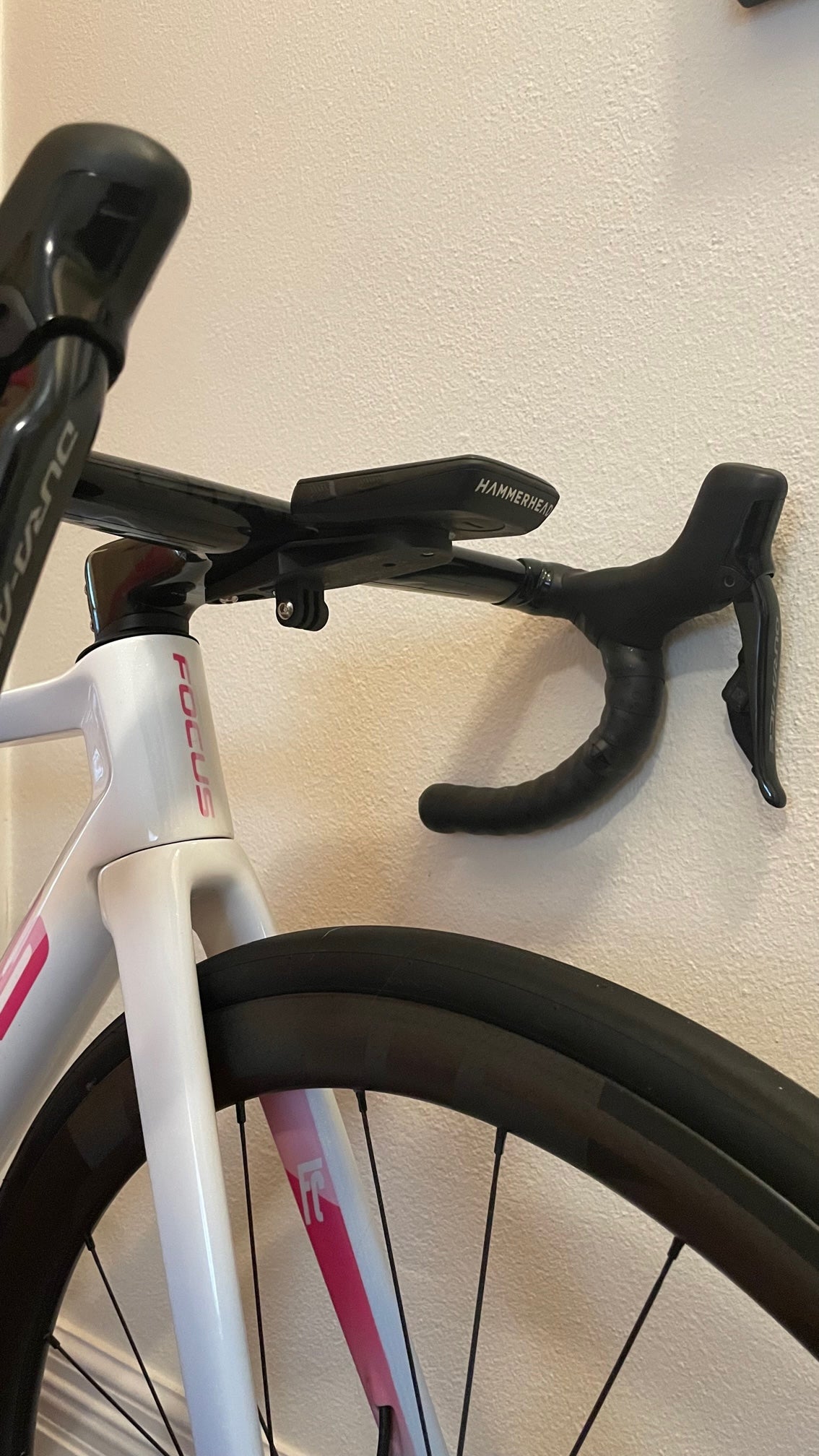 Computer mount (for one-piece handlebars)