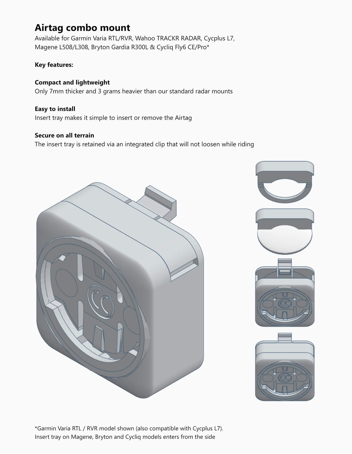 GoPro to Rear Light Adaptor