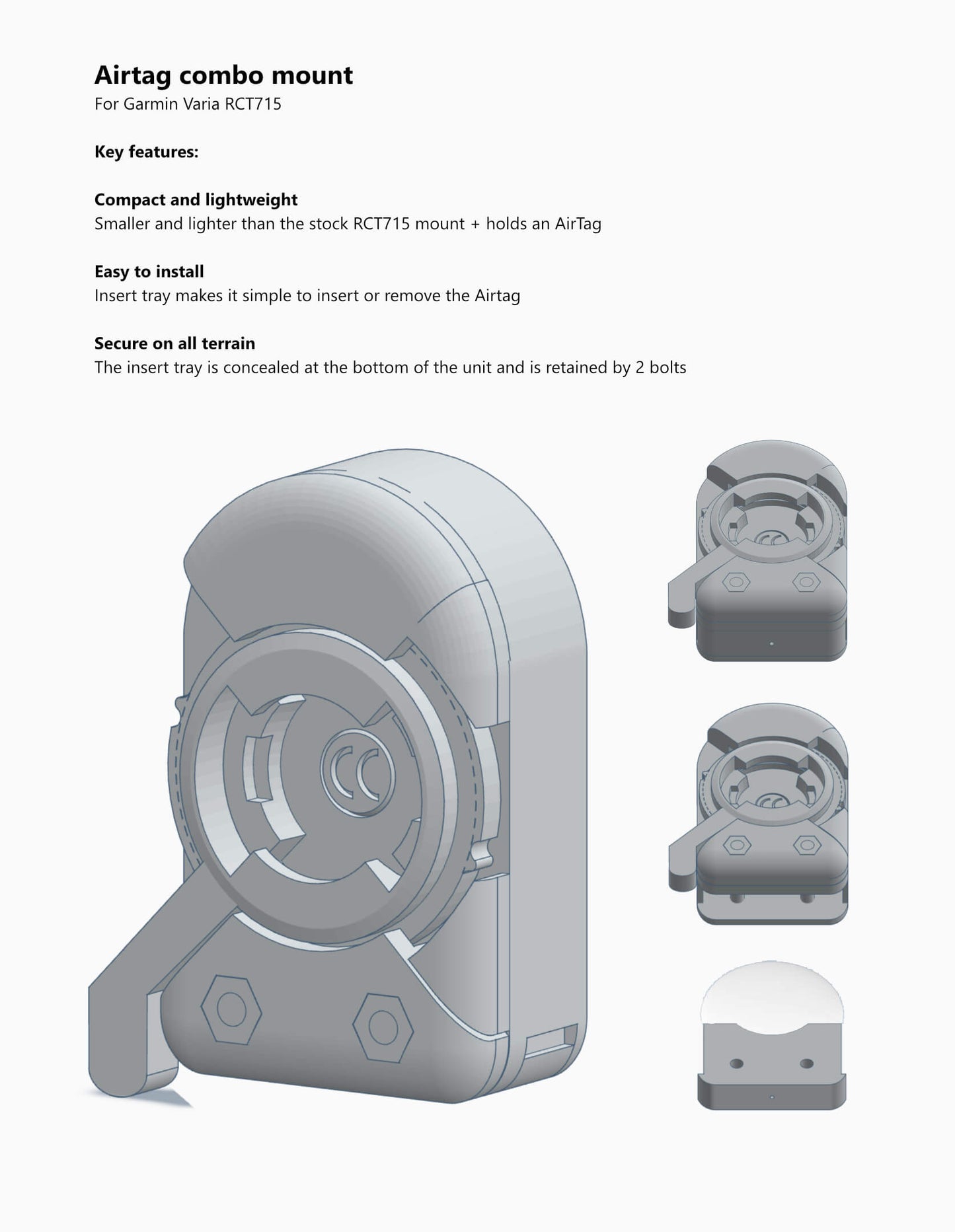 Mount for Trek Speed Concept Gen 2 (MY14 - 21)